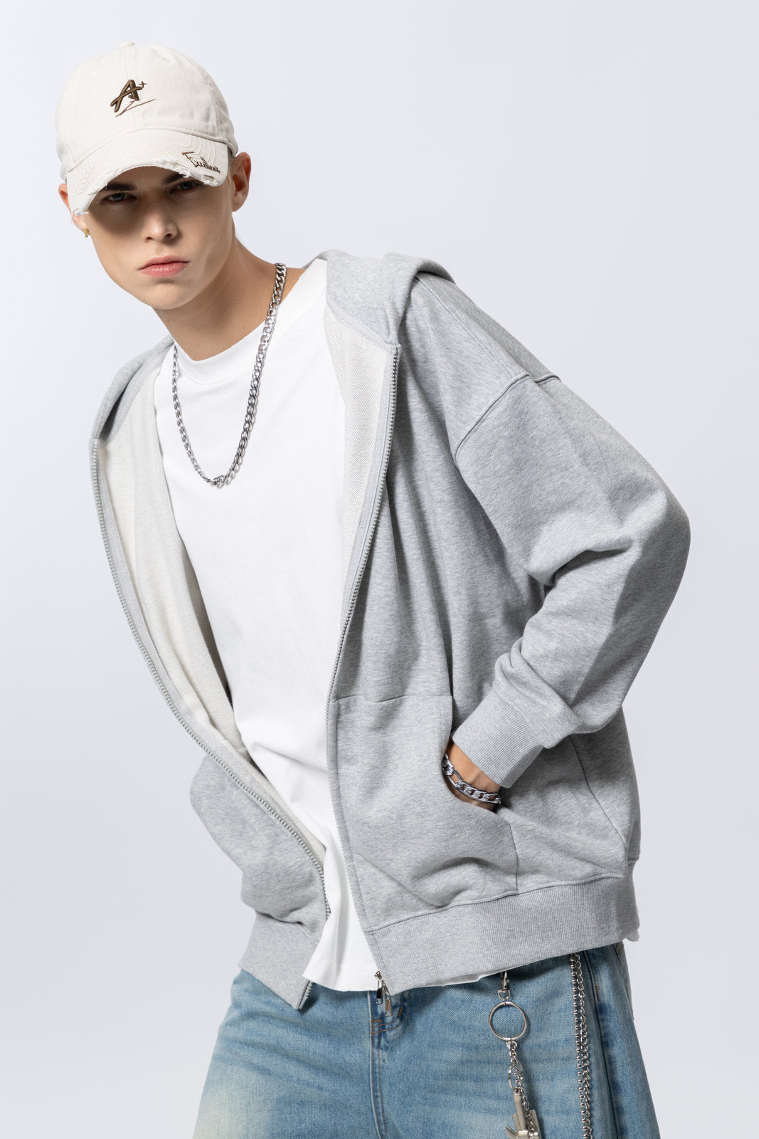 Zipper hoodie for men AFXWT001