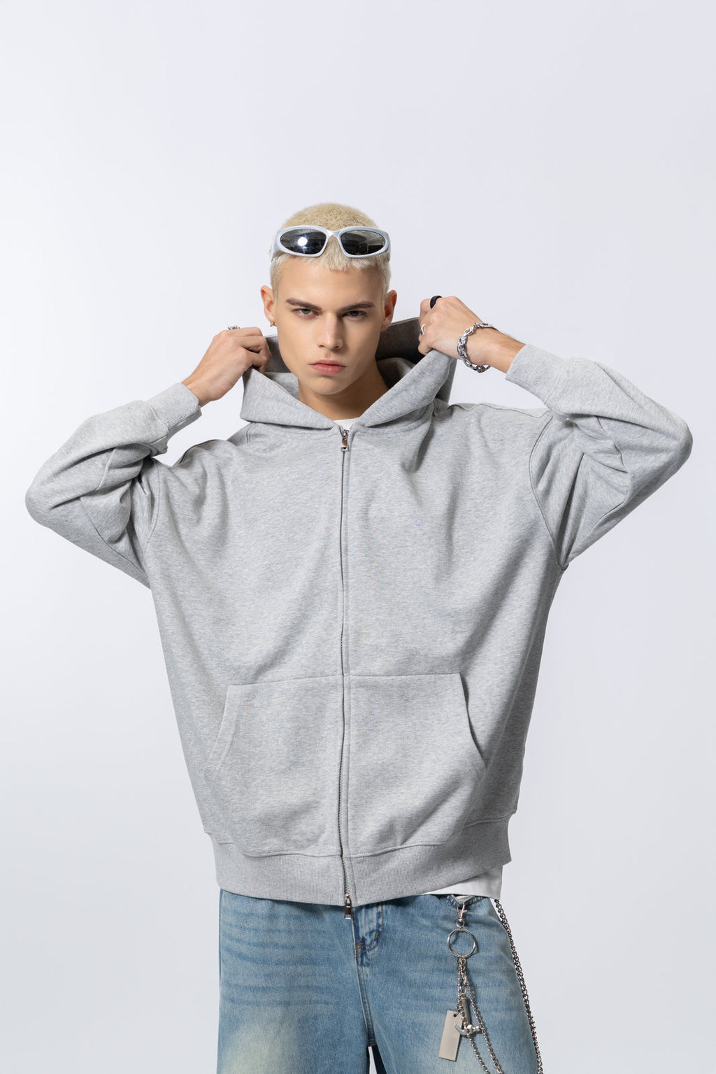 Zipper hoodie for men AFXWT001