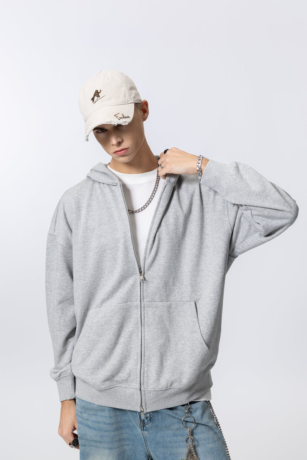Zipper hoodie for men AFXWT001