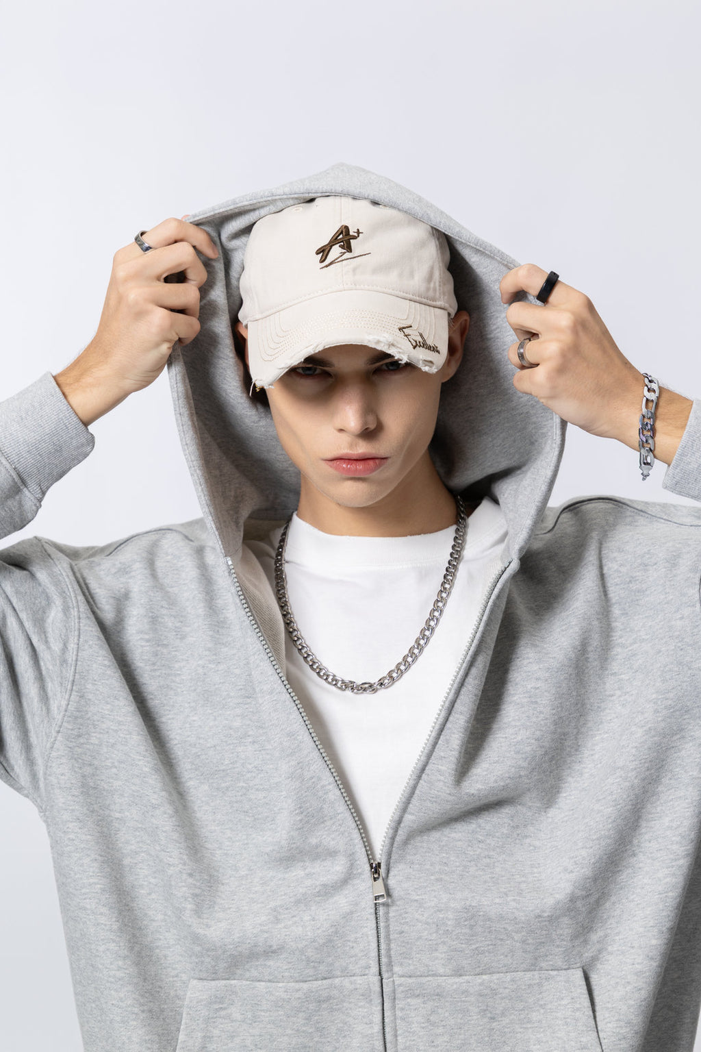 Zipper hoodie for men AFXWT001