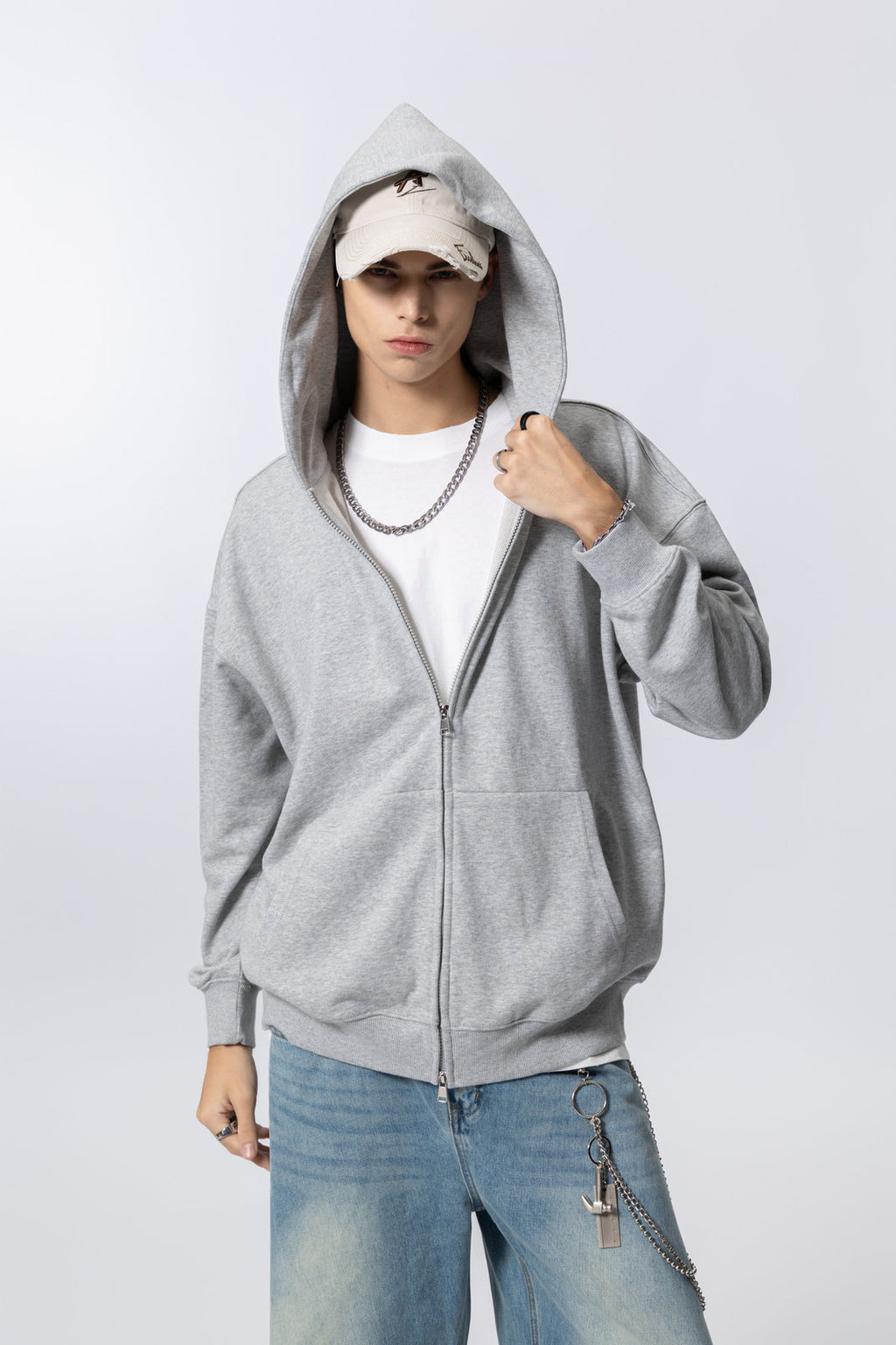 Zipper hoodie for men AFXWT001
