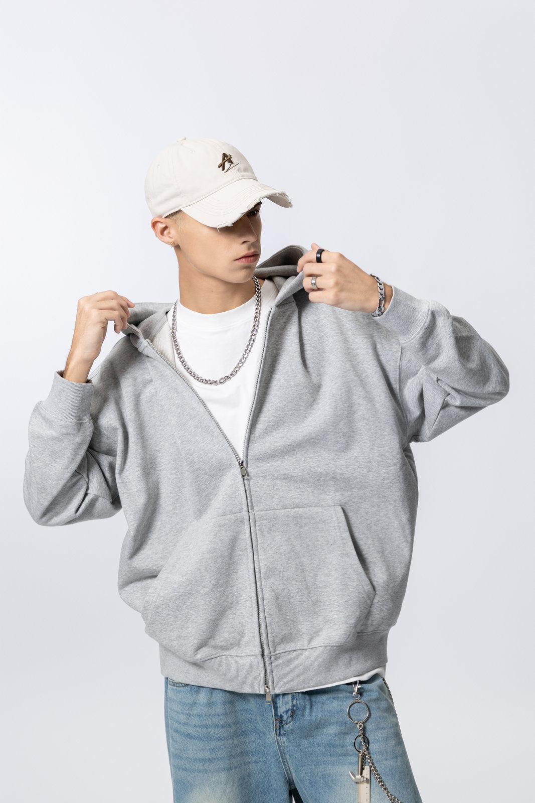 Zipper hoodie for men AFXWT001
