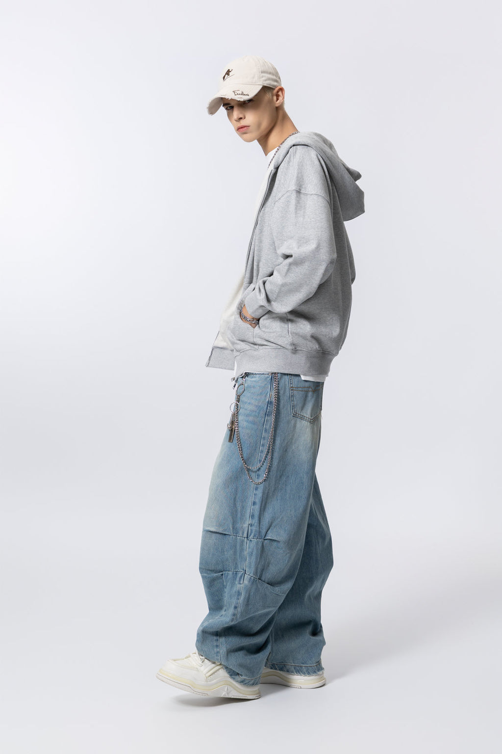 Zipper hoodie for men AFXWT001