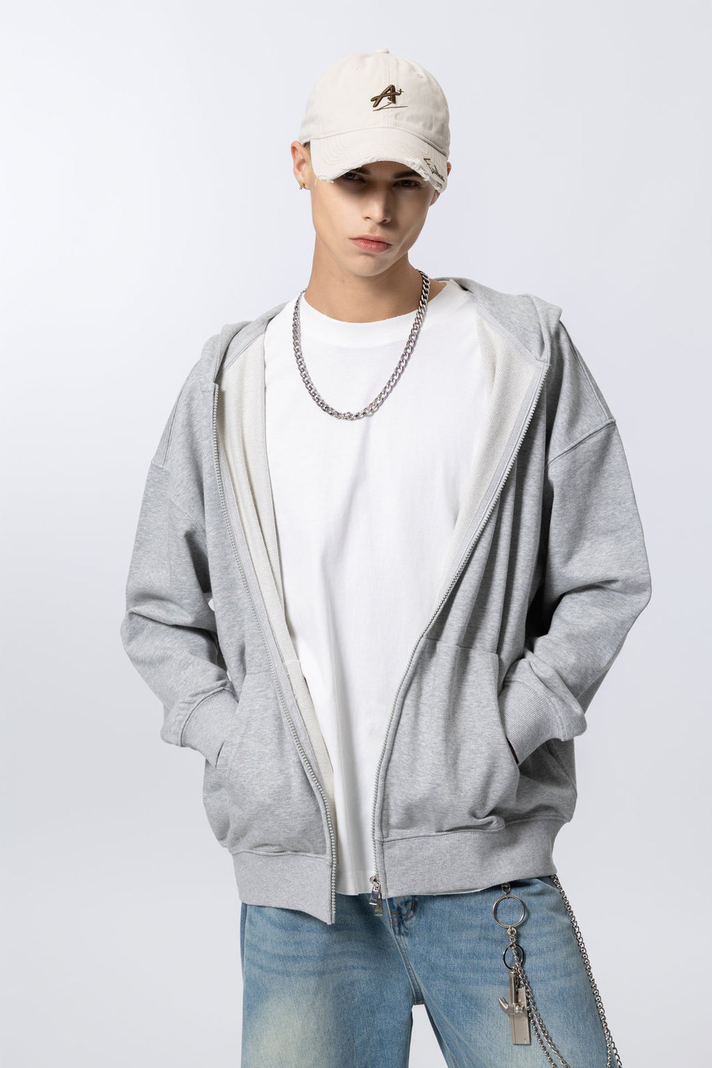 Zipper hoodie for men AFXWT001