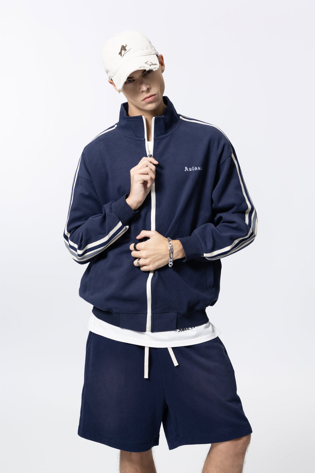 Zipper hoodie for men AFXWT003