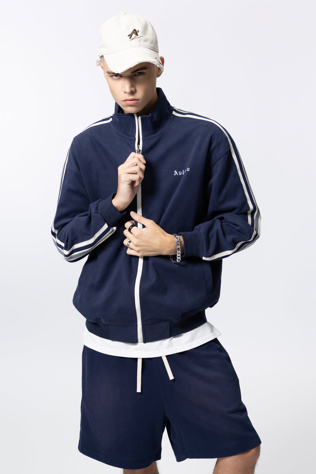 Zipper hoodie for men AFXWT003