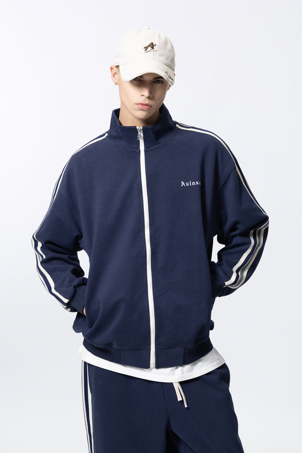 Zipper hoodie for men AFXWT003