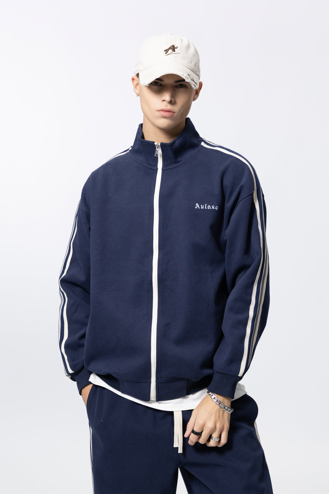 Zipper hoodie for men AFXWT003