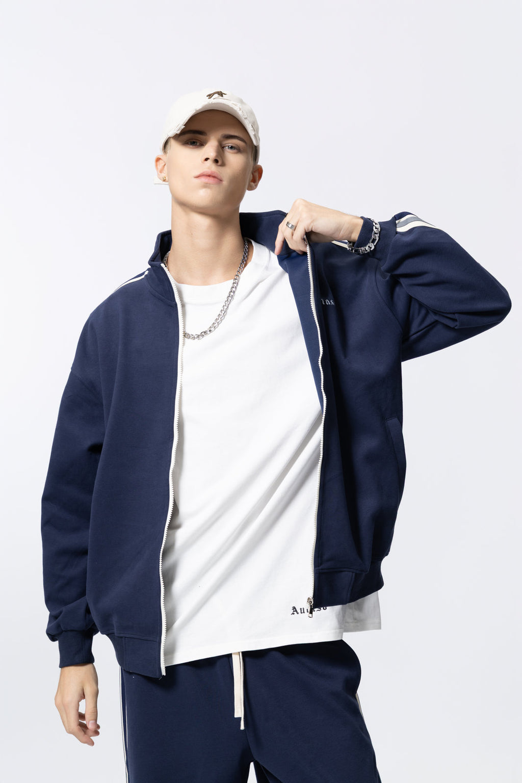 Zipper hoodie for men AFXWT003