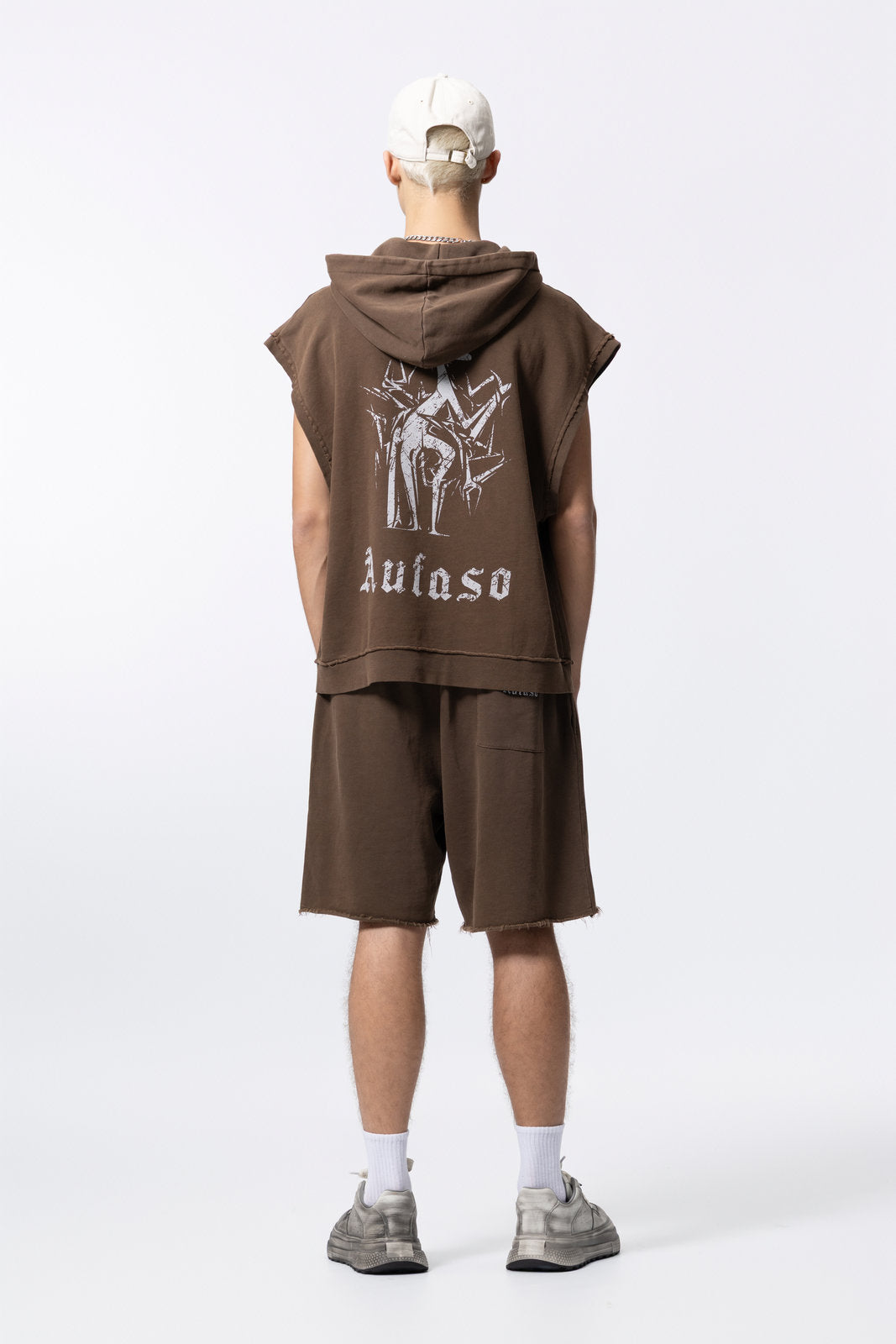 Hooded sleeveless jacket for women and men AFXBX004
