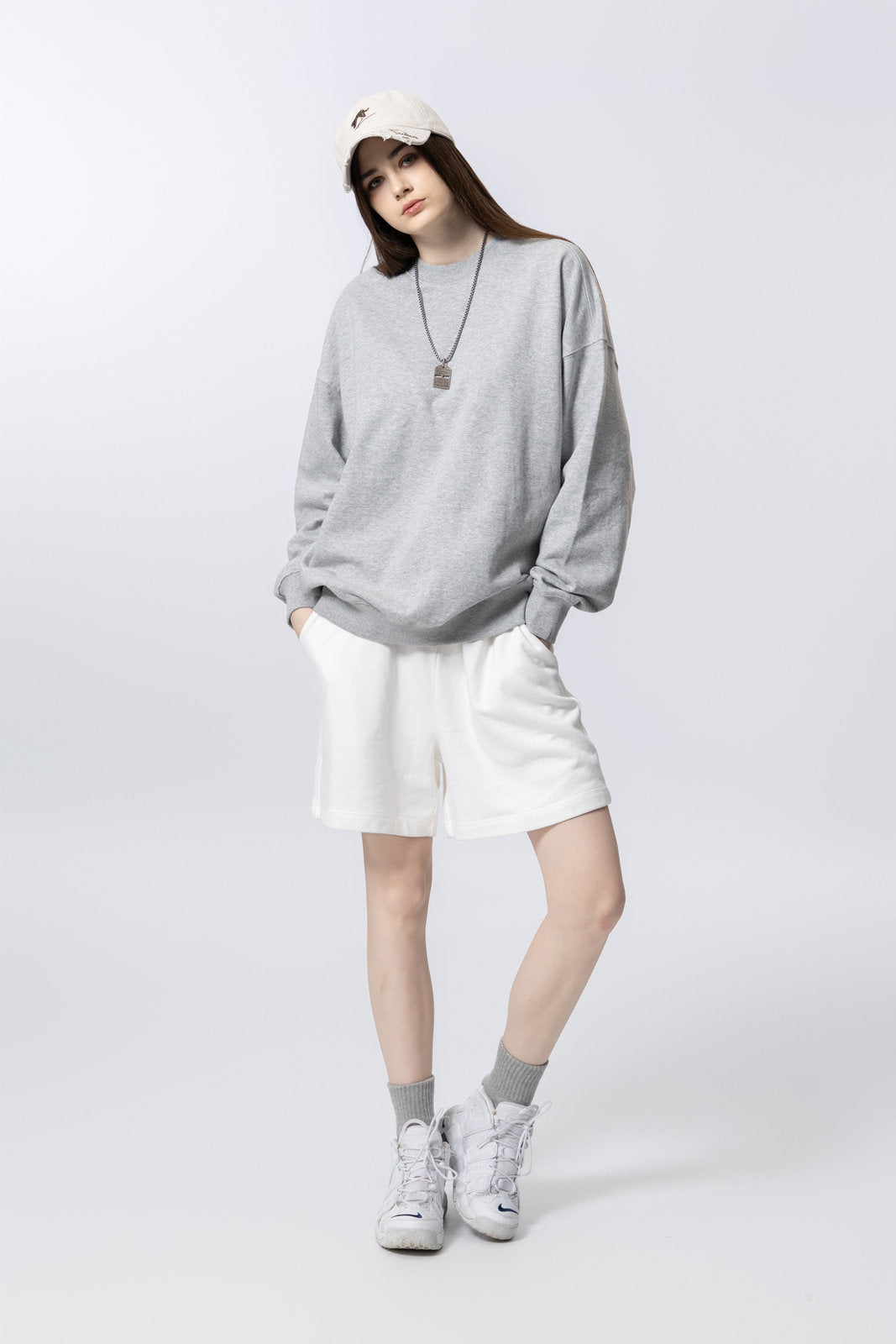 Crew Neck Long Sleeve Sweatshirt for women and men AFXWY002