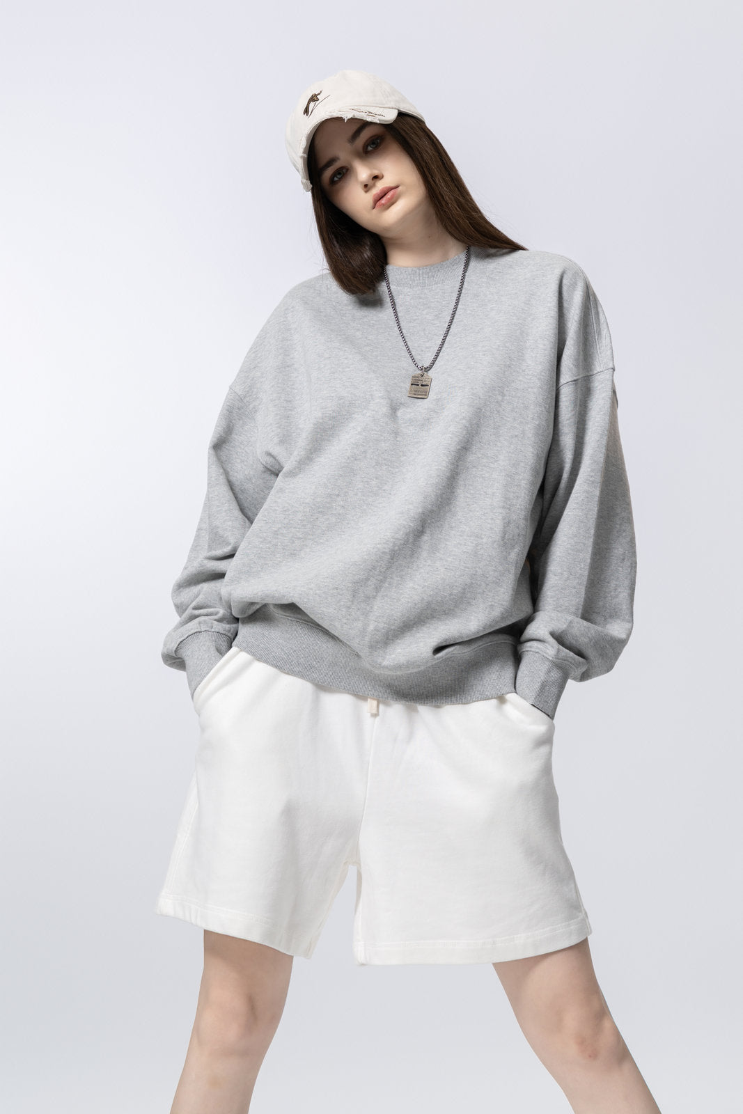 Crew Neck Long Sleeve Sweatshirt for women and men AFXWY002