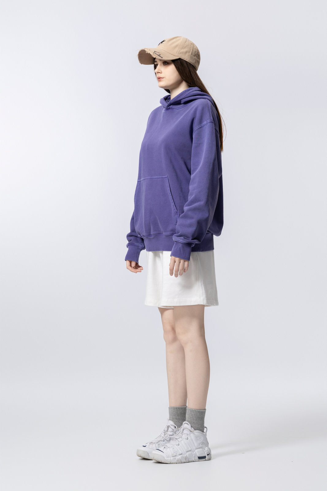 Washed Vintage Distressed Hoodie for women and men AFXWY004