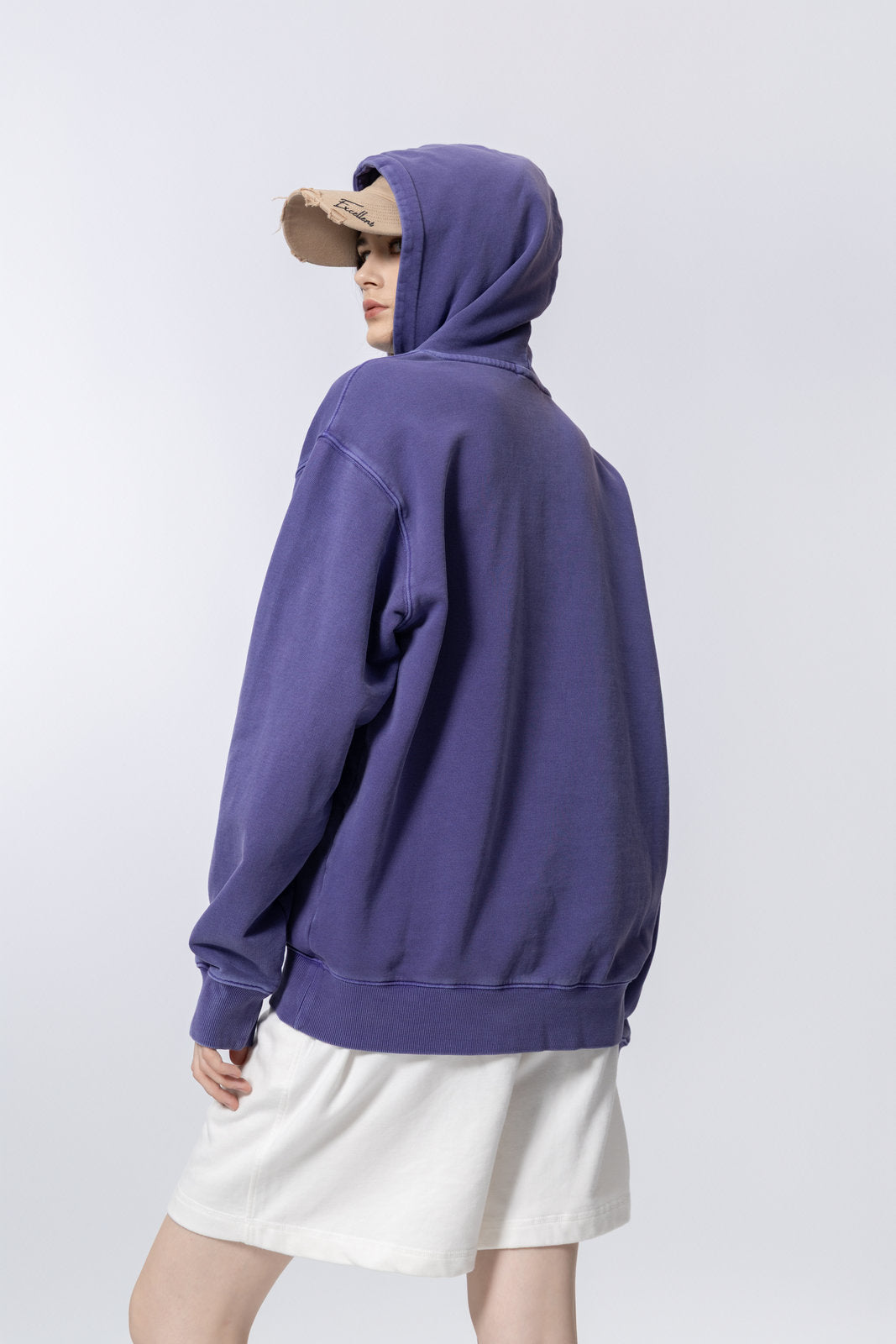 Washed Vintage Distressed Hoodie for women and men AFXWY004