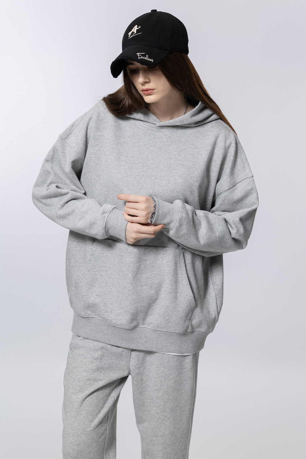 Washed Vintage Distressed Hoodie for women and men AFXWY001