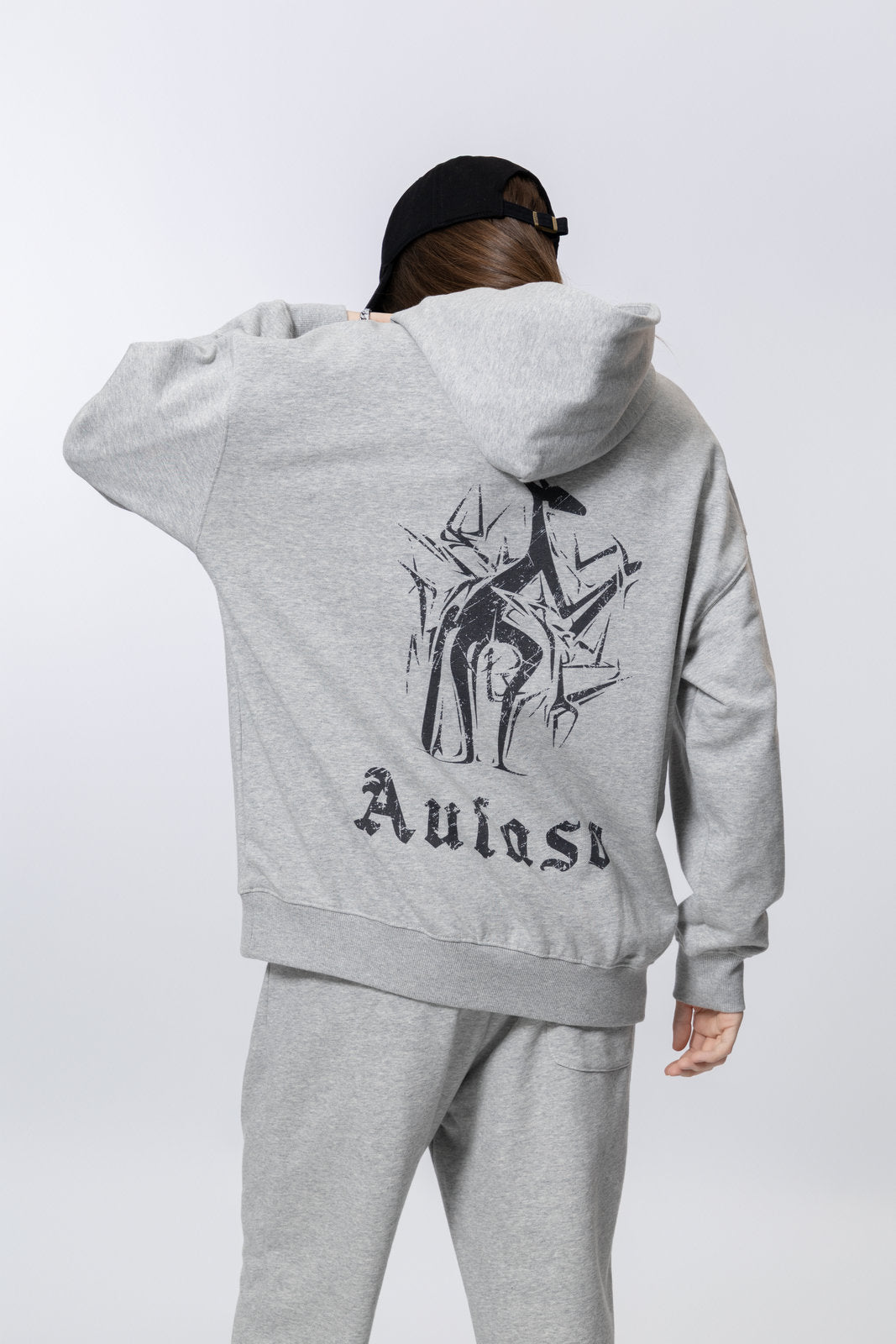 Washed Vintage Distressed Hoodie for women and men AFXWY001
