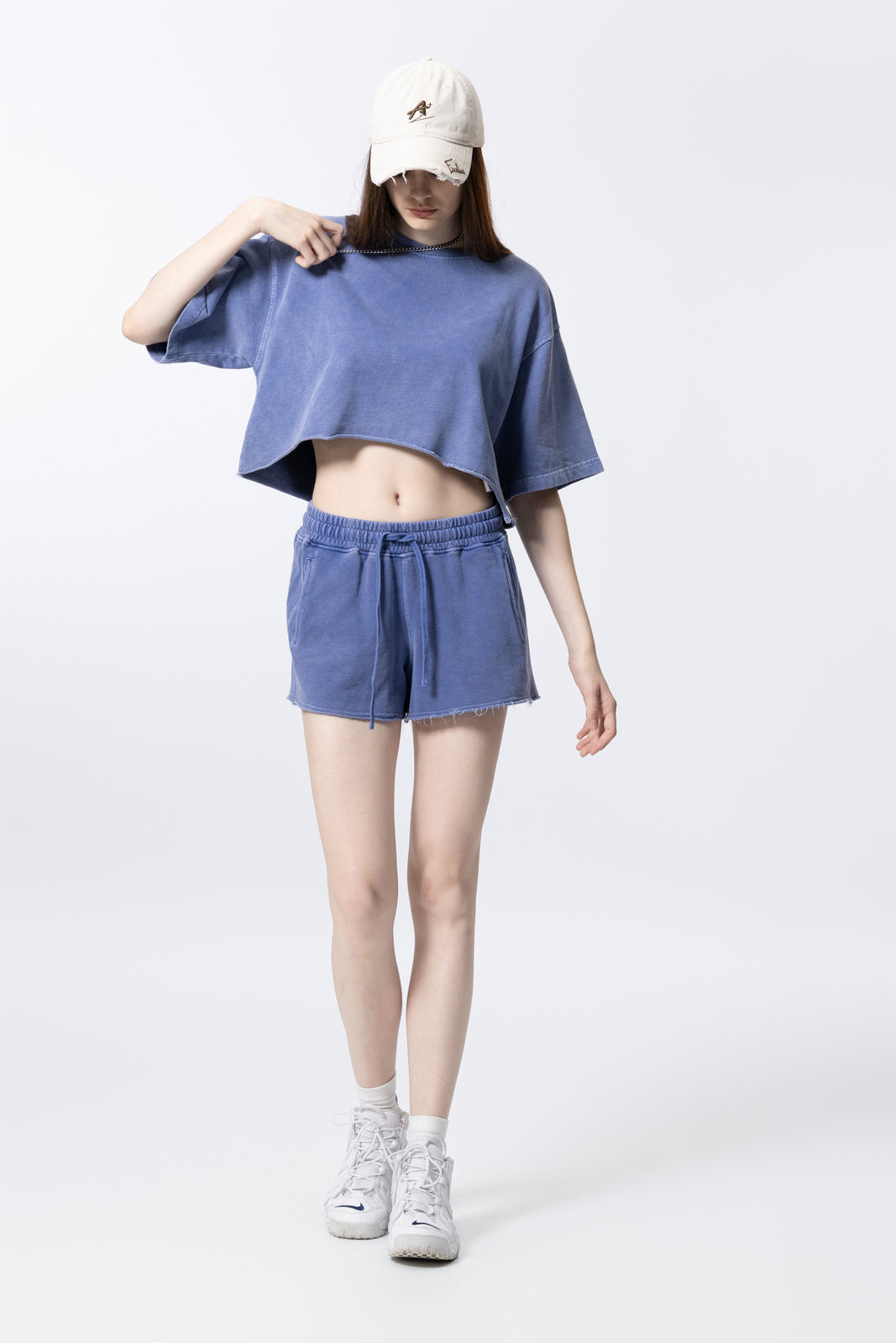 Athletic shorts for women AFXDK002