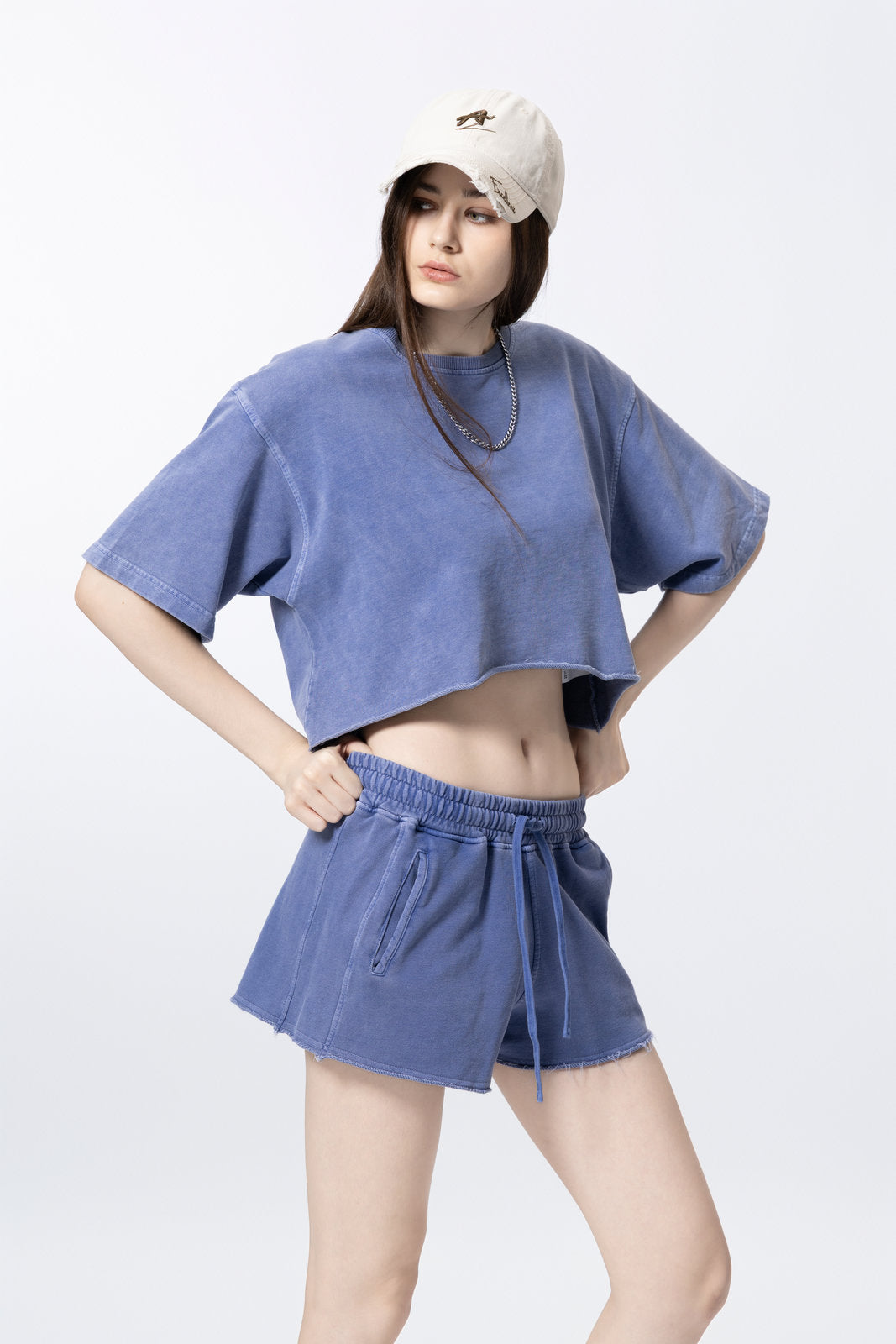 Athletic shorts for women AFXDK002