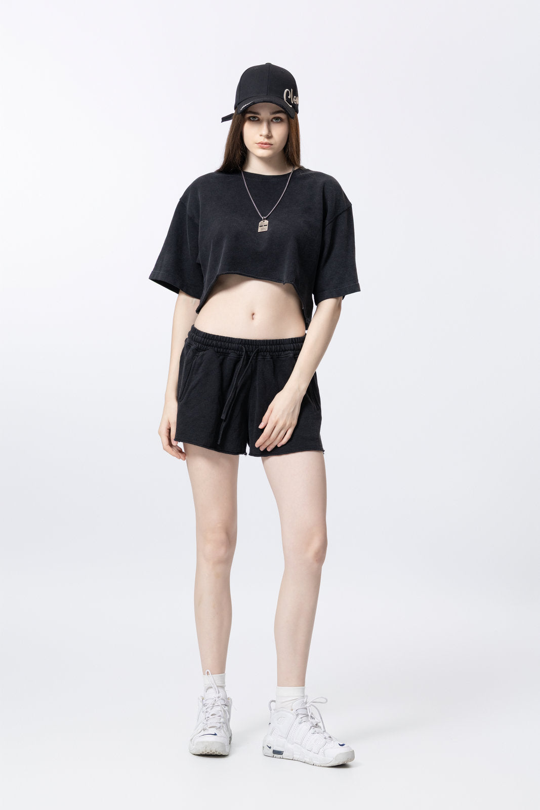 Athletic shorts for women AFXDK002