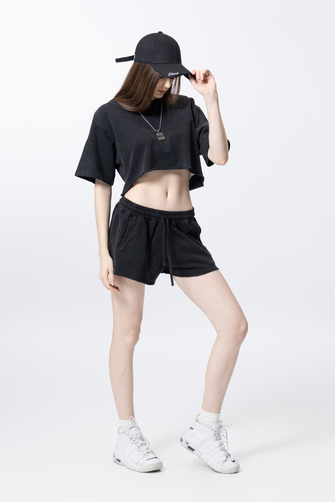 Athletic shorts for women AFXDK002