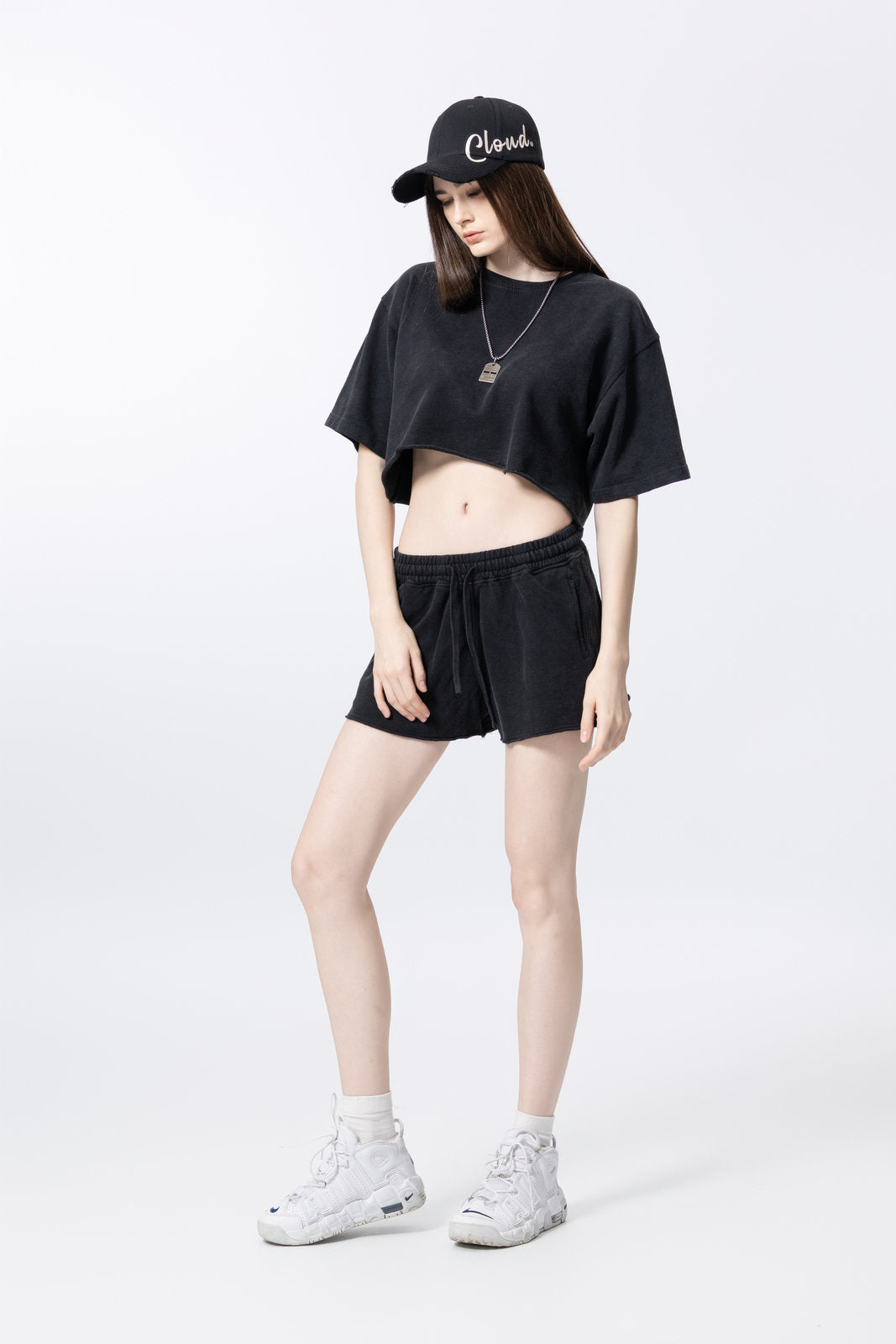 Athletic shorts for women AFXDK002