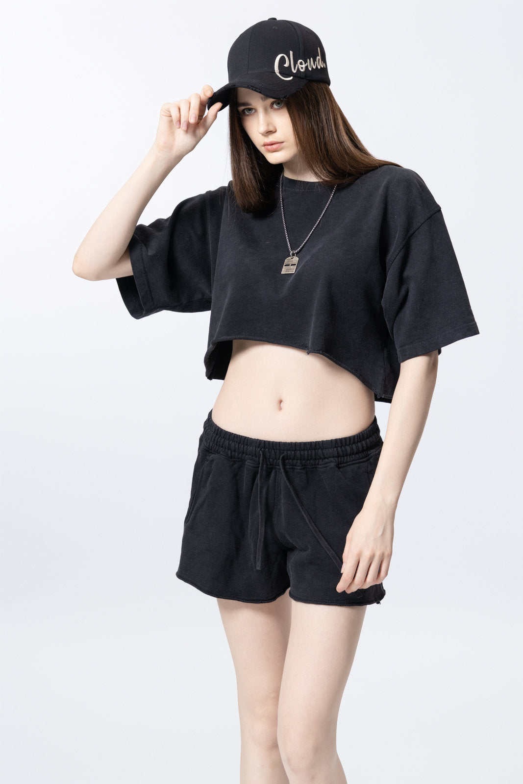 Athletic shorts for women AFXDK002
