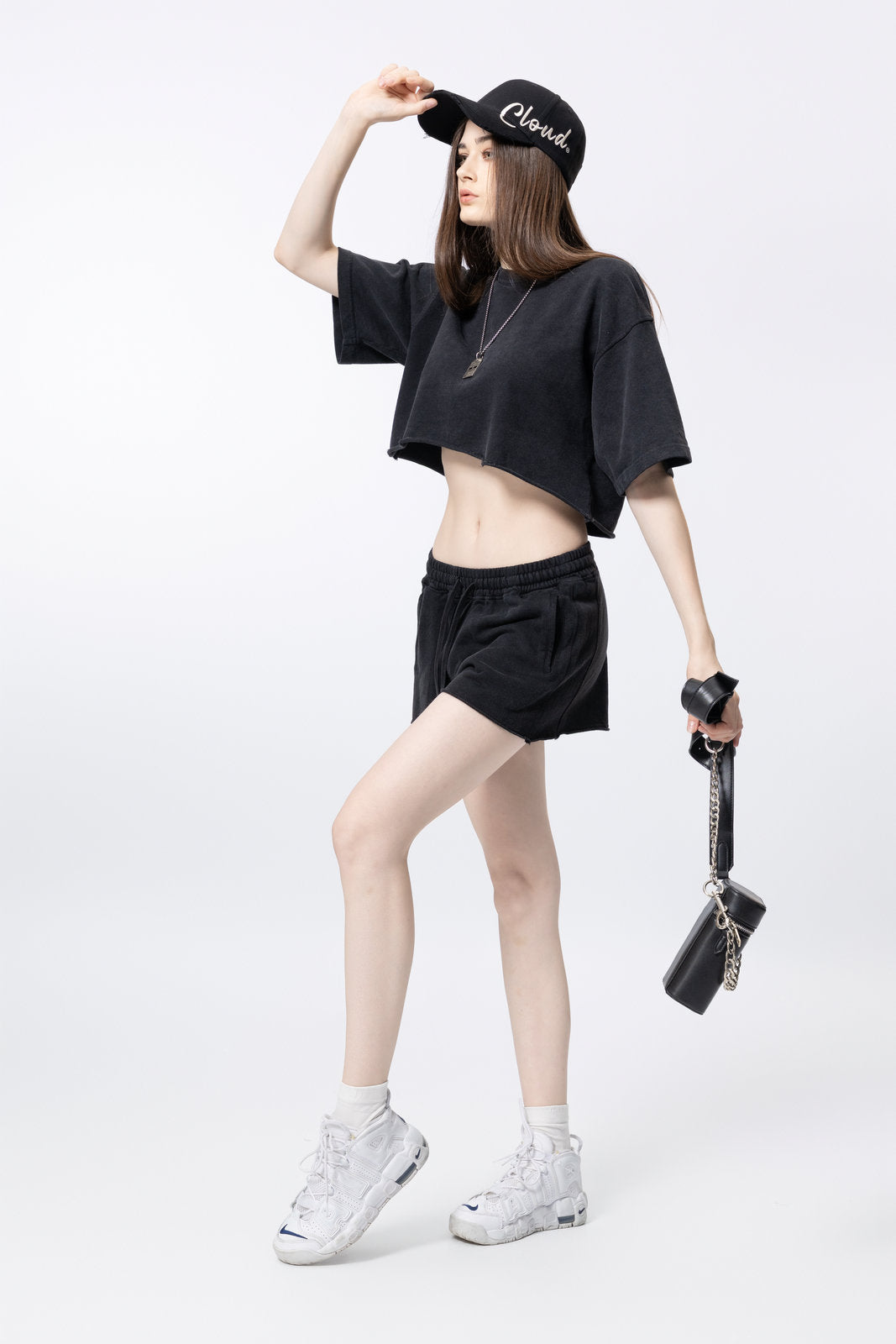 Athletic shorts for women AFXDK002