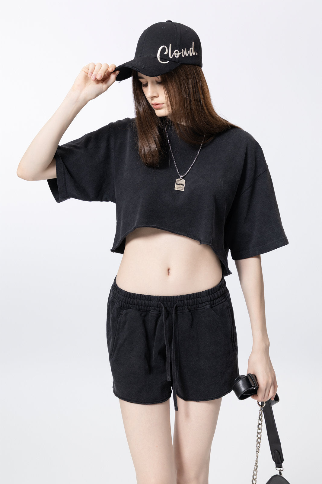 Athletic shorts for women AFXDK002