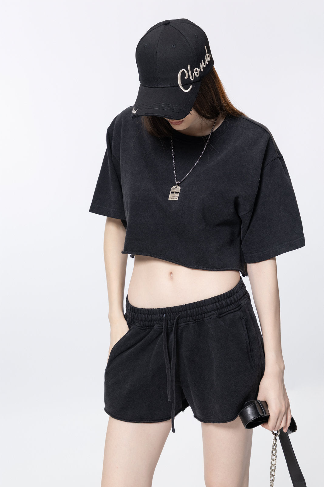 Athletic shorts for women AFXDK002