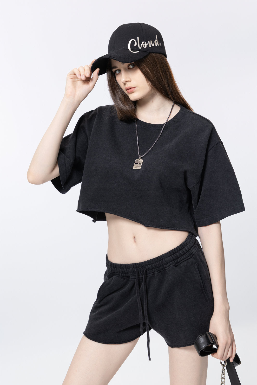 Athletic shorts for women AFXDK002